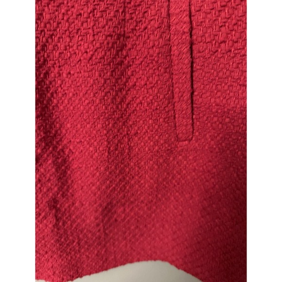 Veronica Beard Roman Tweed Boucle Mini Skirt Nantucket Red Sz 16 Preppy College - Picture 8 of 13